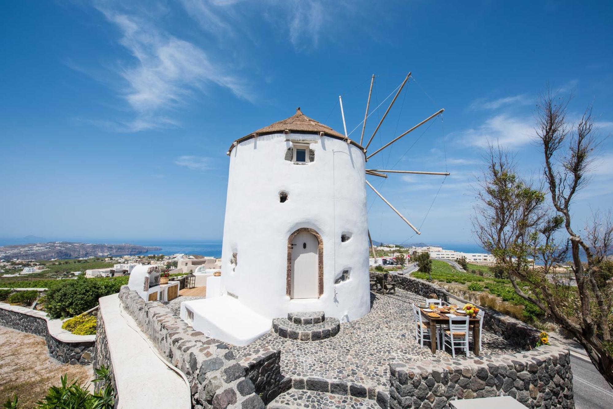 Anemoscope Windmill Villa Pýrgos Exteriör bild